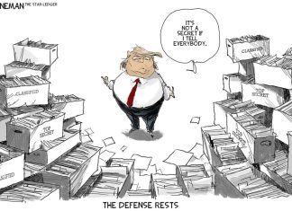 Drew Sheneman: Not a Secret