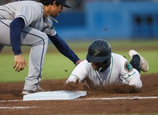 Tides end six-game skid by feasting on Jumbo Shrimp pitching – Daily Press