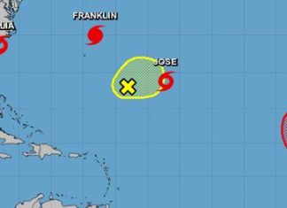 Tropical Storm Jose forms; another tropical depression may form as Franklin, Idalia weaken – Daily Press