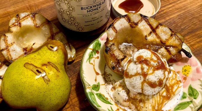 Grilled pears with ice cream, honey and pepper is summer’s best easy dessert – Daily Press