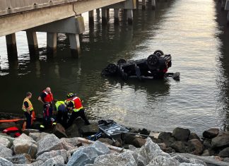 Driver fell asleep, crashed into water at Monitor-Merrimac bridge, police say – Daily Press