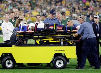 Game at Green Bay ends early after serious injury to New England rookie – Daily Press