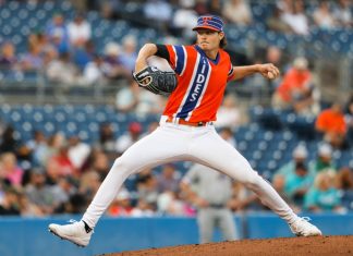 Cade Povich combines with three relievers on one-hitter in Tides’ series-opening win over Durham – Daily Press