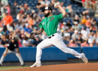 Drew Rom silences his former team as Memphis blanks Tides in series opener – Daily Press