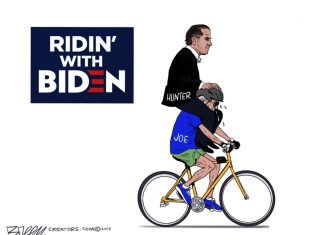 Steve Breen: Ridin’ With Biden