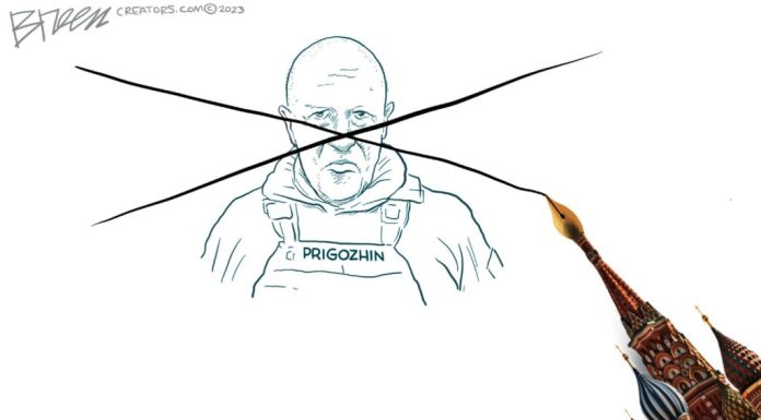Steve Breen: Prigozhin’s Death
