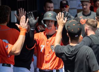 Kyle Stowers’ inside-the-park grand slam lifts Tides, who split doubleheader with Charlotte – Daily Press